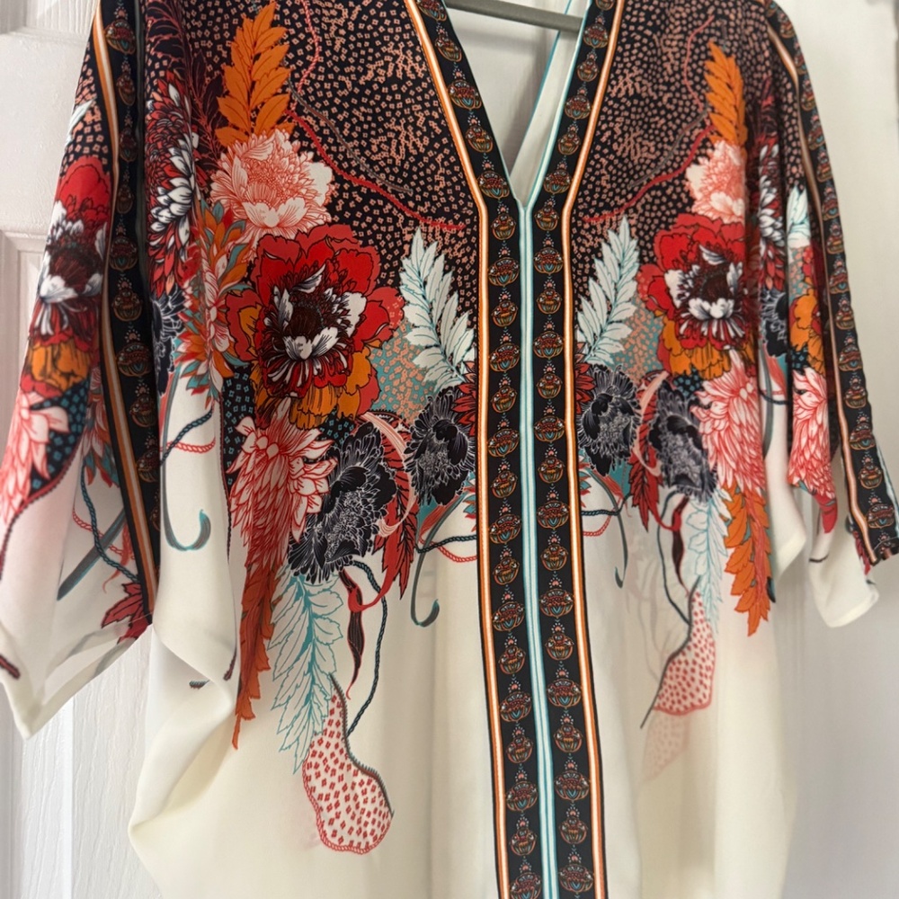 Rose & Olive Boho Print Top - Picture 3 of 3